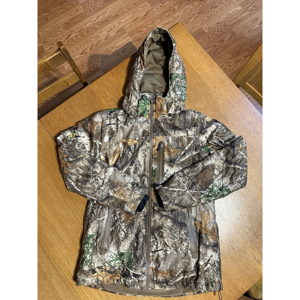 Rustic Ridge Realtree Edge Camo Hunting Jacket Scent Stop Insulated‎ Mens S